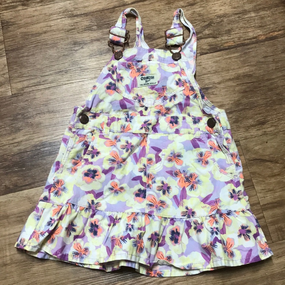 Osh Kosh B’Gosh 3T skirt overalls.